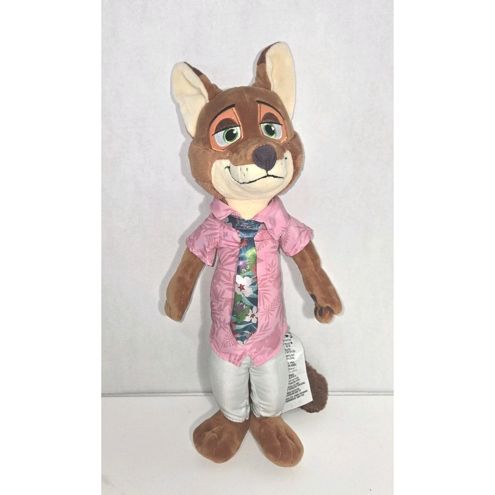 Disney Parks 2025 Zootopia 2 Plush Stuffed Animal Nick Wilde Fox